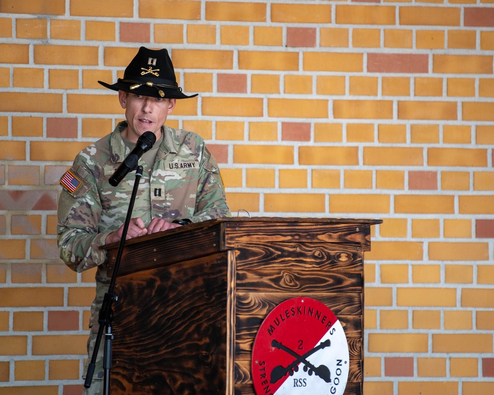 Blacksmith Troop Change of Command