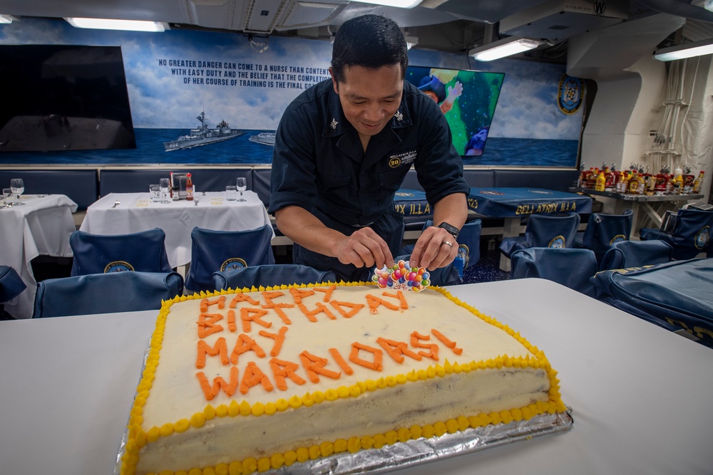 USS Higbee celebrates May birthdays