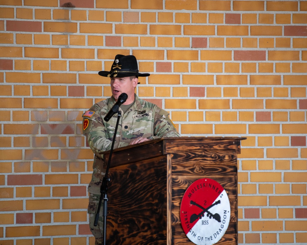 Blacksmith Troop Change of Command