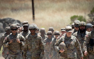 The 55th Sustainment Brigade conducts annual training at Fort Hunter Liggett, Calif.