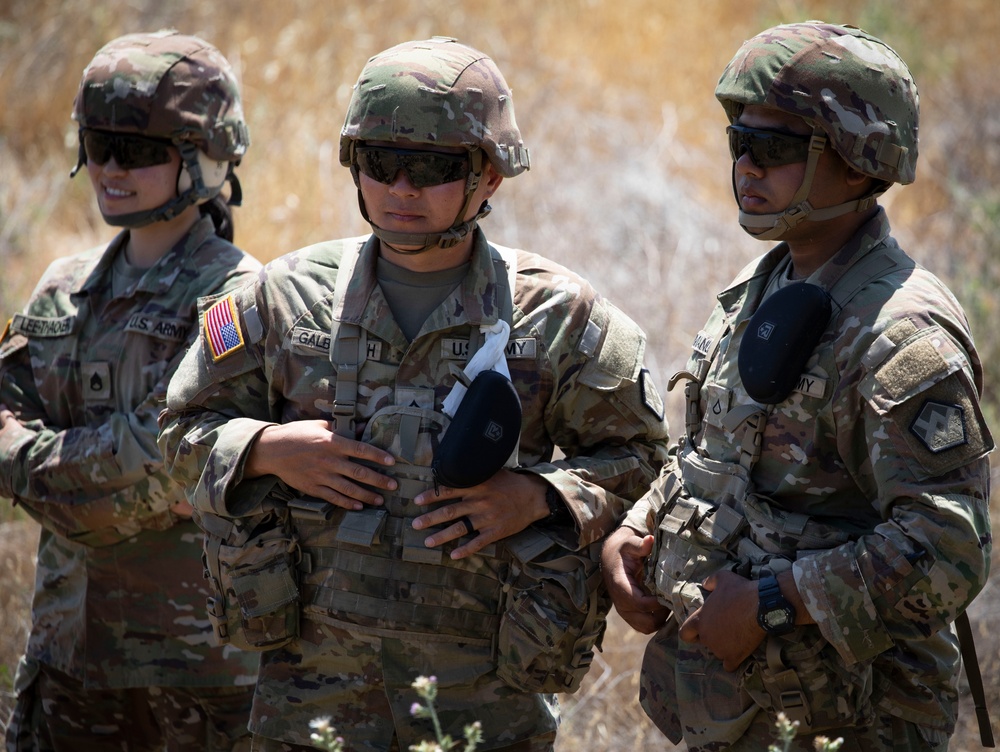 The 55th Sustainment Brigade conducts annual training at Fort Hunter Liggett, Calif.