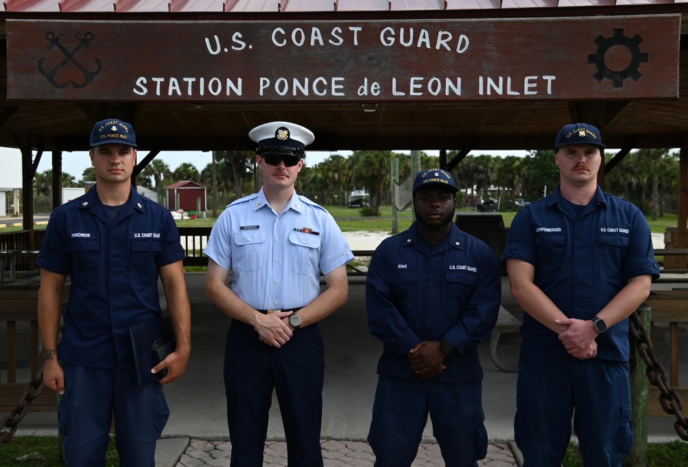 Coast Guard Station Ponce De Leon awards ceremony June 13, 2025