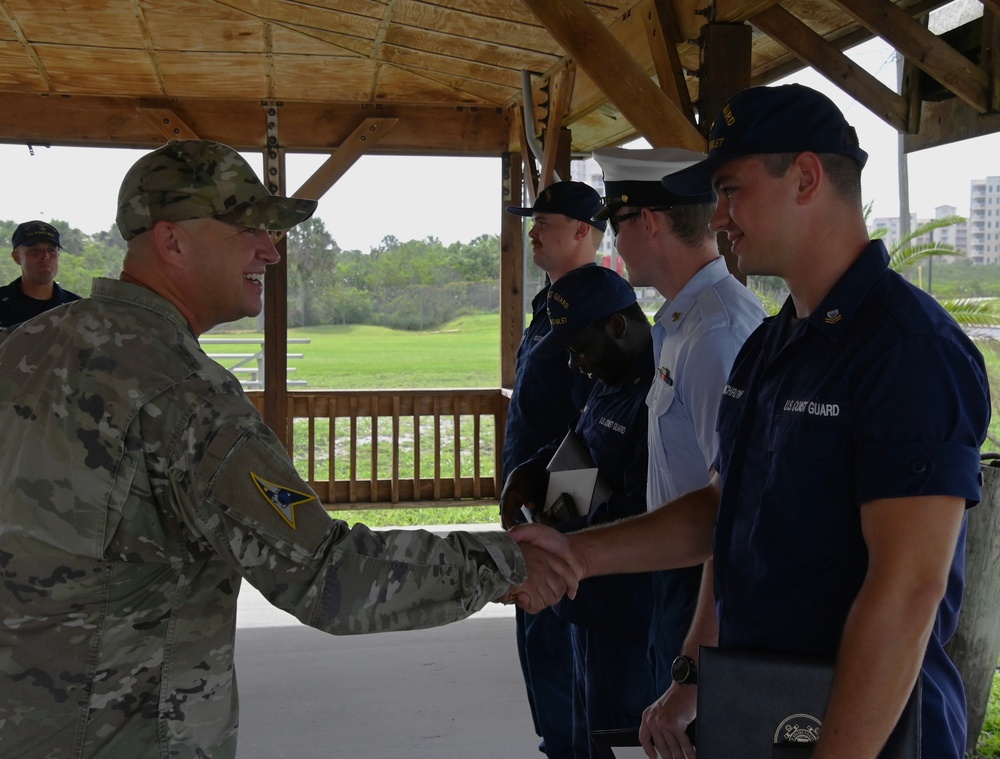 Coast Guard Station Ponce De Leon awards ceremony June 13, 2025