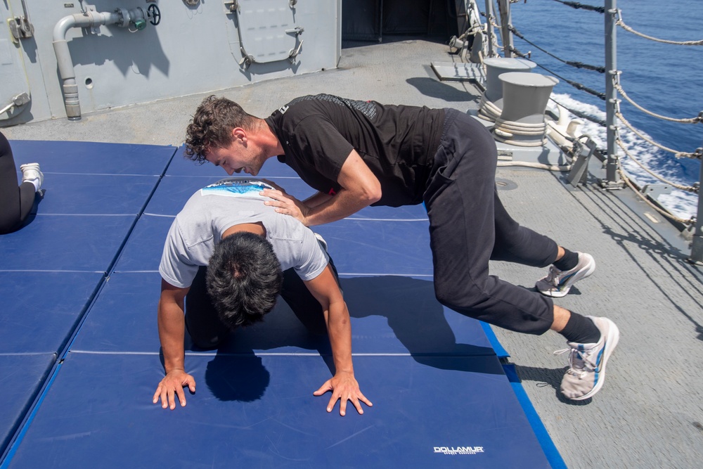 Sailors prepare for security watch standing
