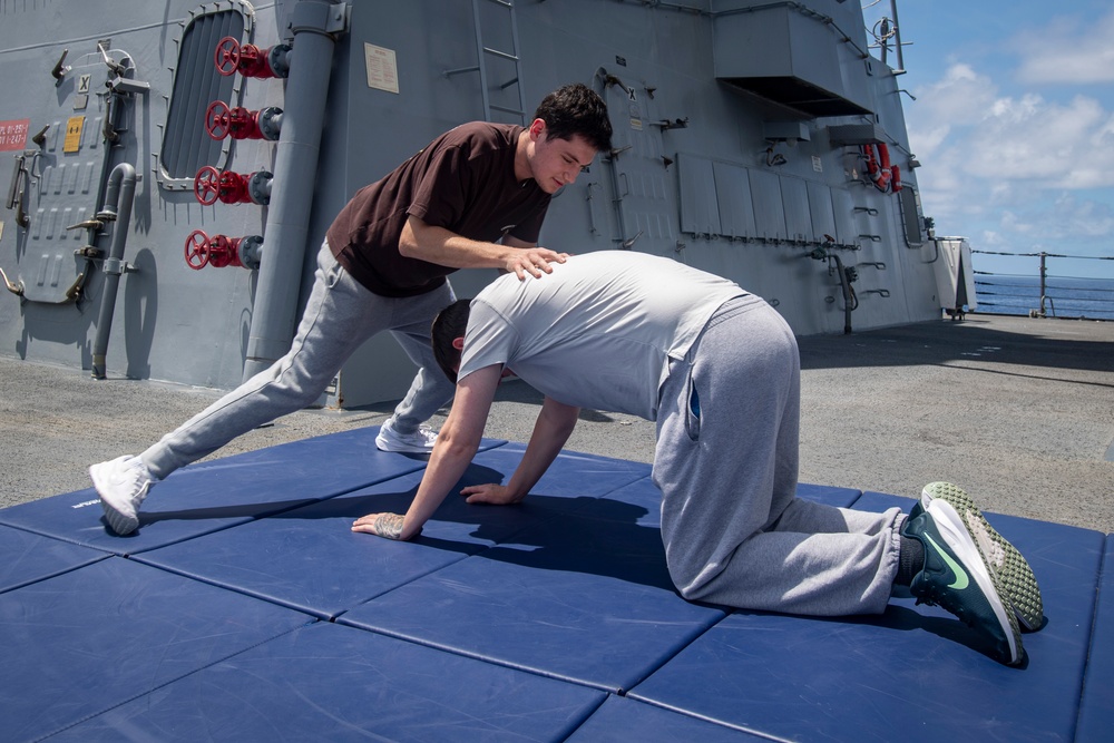 Sailors prepare for security watch standing