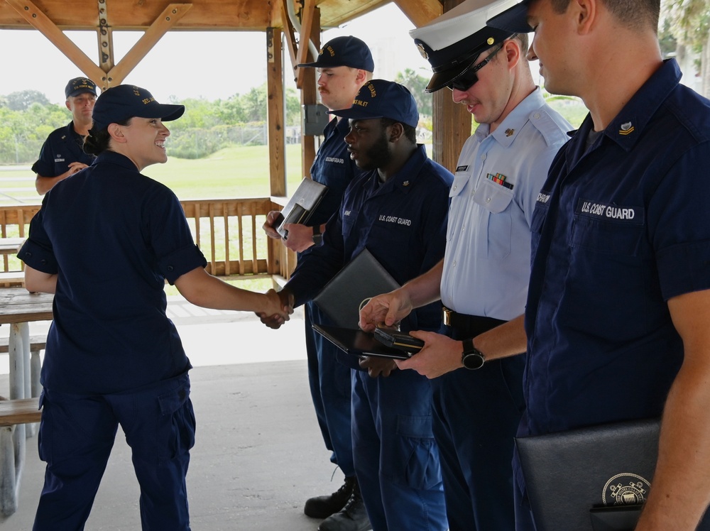 Coast Guard Station Ponce De Leon awards ceremony June 13, 2025