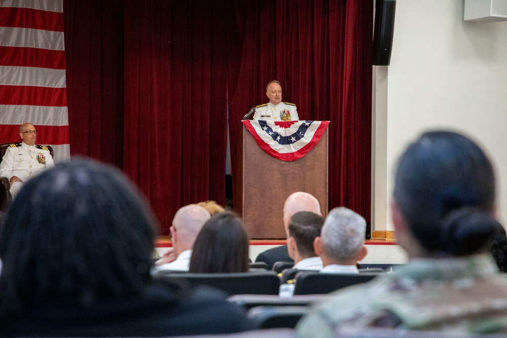 Charting the Course Ahead: Hawkins Assumes Command of Naval Medical Forces Atlantic