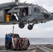 USS Higbee conducts vertical replenishment