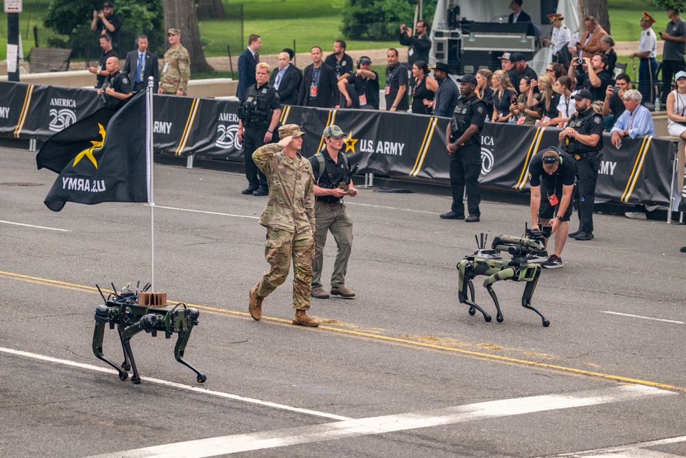 Army’s 250th Birthday Parade Pass in Review