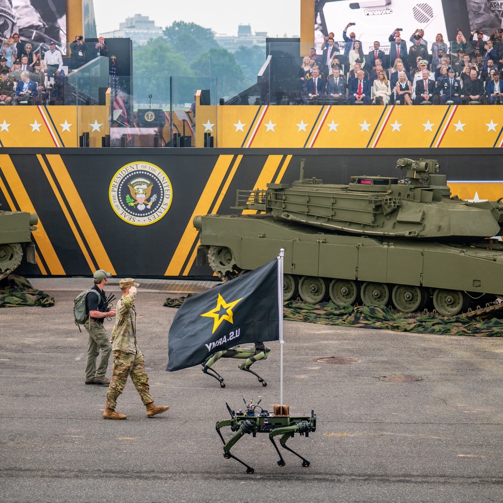 Army’s 250th Birthday Parade Pass in Review