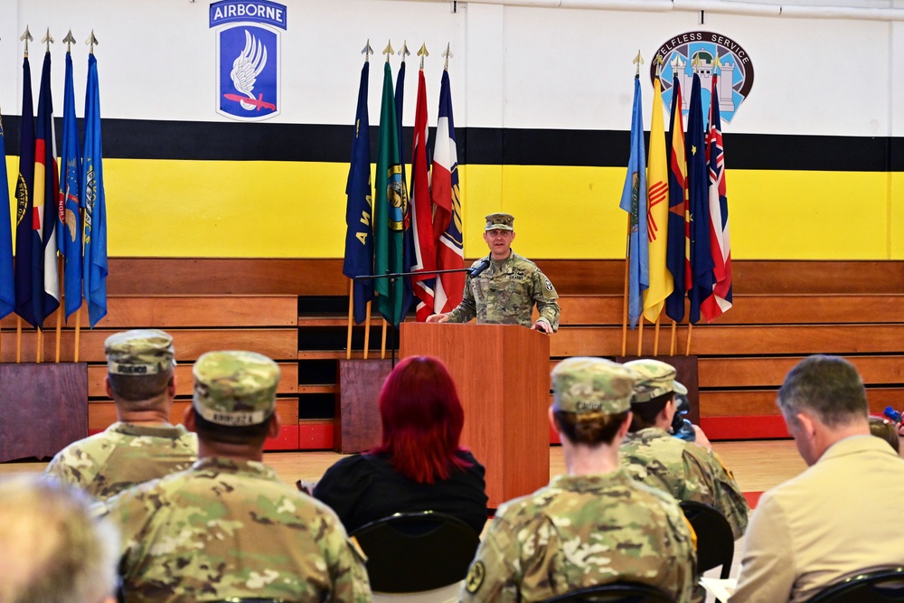 U.S. Army Health Clinic – Vicenza Change of Command Ceremony