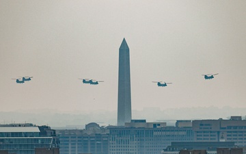 Flyover features military aircraft for Army’s 250th birthday in DC