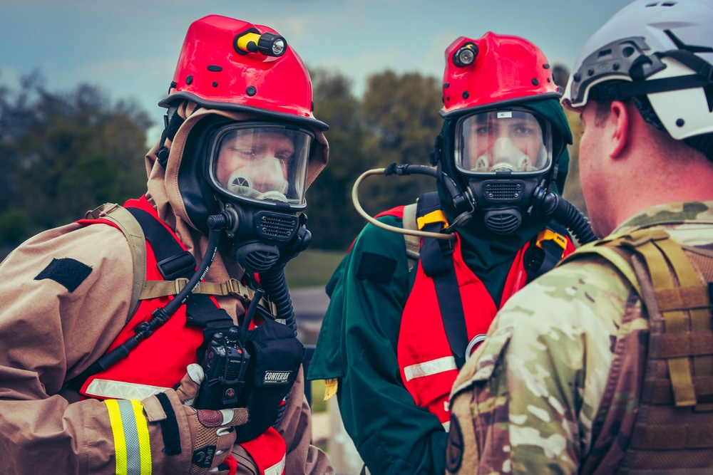 Minnesota National Guard 55th CERFP Trains at Volk Field
