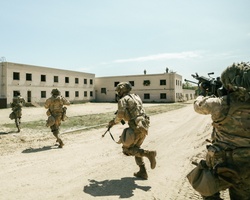 173rd Airborne Brigade Executes Military Operation Urban Terrain Training in Lithuania During Swift Response 2025 [Image 2 of 31]