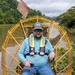 USACE Technician Supports Aquatic Vegetation Survey from Airboat