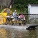 USACE Crew Navigates Local Waterway During Vegetation Survey