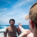 Sailors participate in OC spray course