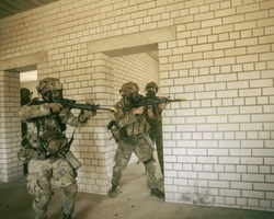 173rd Airborne Brigade Executes Military Operation Urban Terrain Training in Lithuania During Swift Response 2025 [Image 7 of 31]