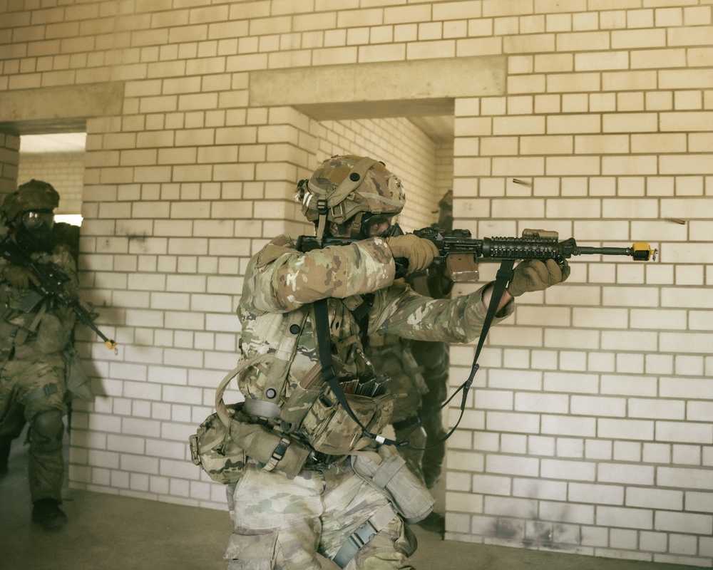 173rd Airborne Brigade Executes Military Operation Urban Terrain Training in Lithuania During Swift Response 2025