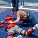 Sailors participate in OC spray course