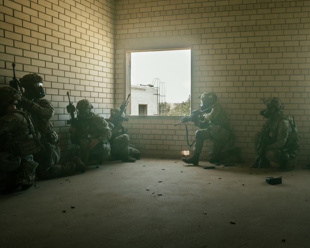 173rd Airborne Brigade Executes Military Operation Urban Terrain Training in Lithuania During Swift Response 2025