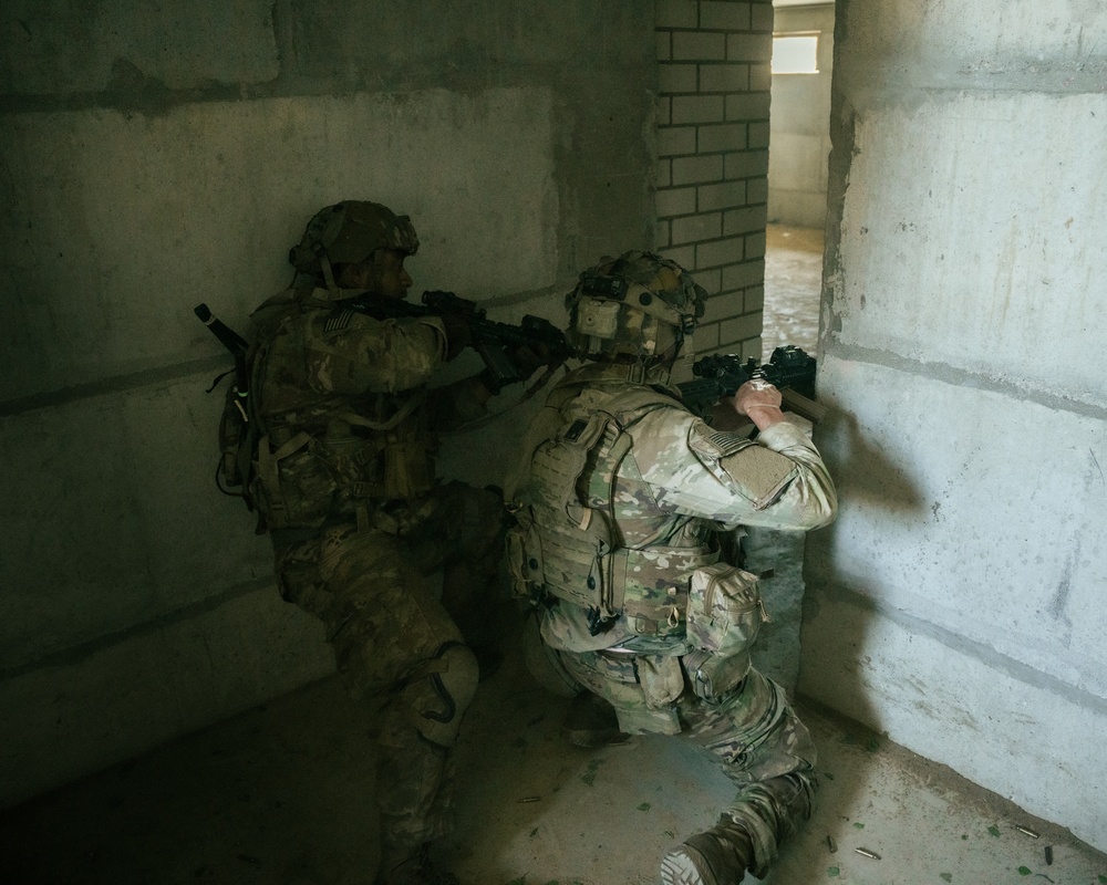 173rd Airborne Brigade Executes Military Operation Urban Terrain Training in Lithuania During Swift Response 2025