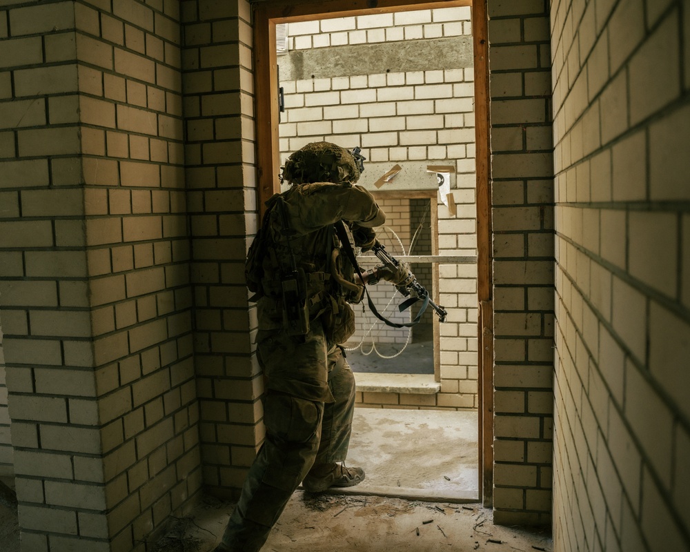 173rd Airborne Brigade Executes Military Operation Urban Terrain Training in Lithuania During Swift Response 2025
