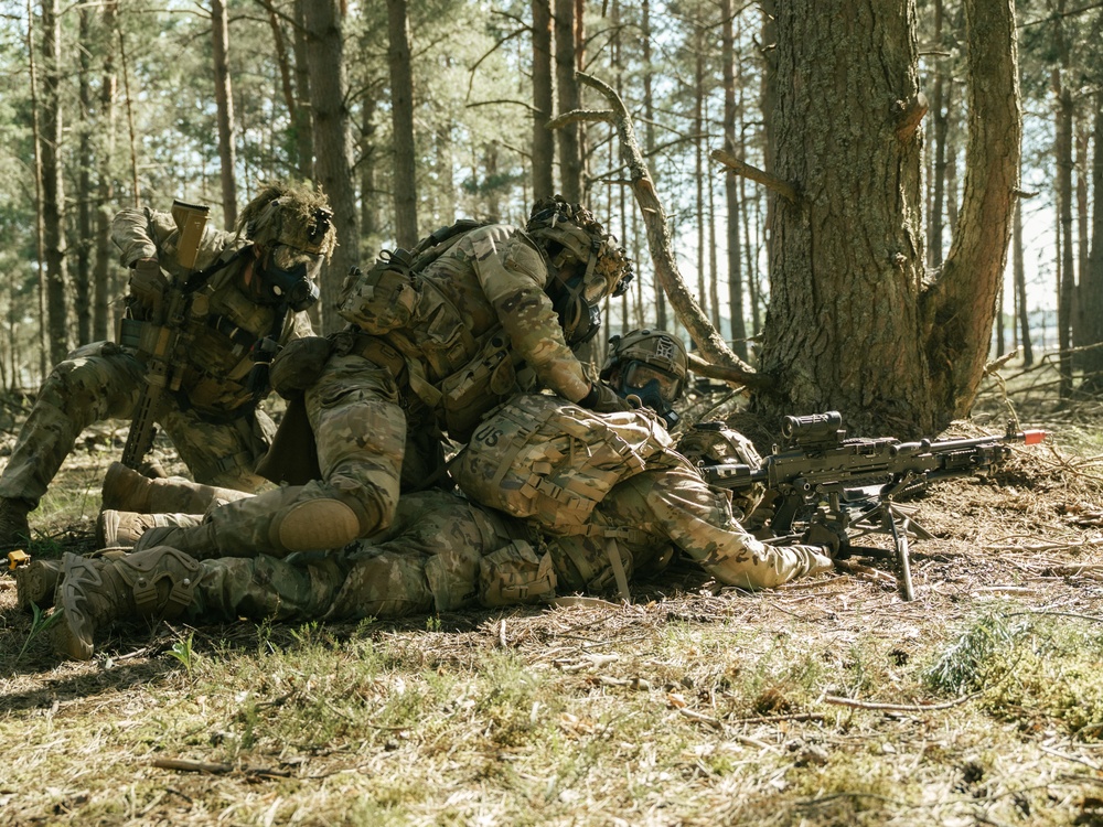 173rd Airborne Brigade Executes Military Operation Urban Terrain Training in Lithuania During Swift Response 2025