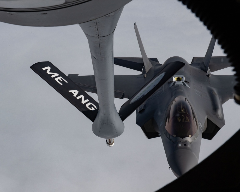 Atlantic Trident 25 Aerial Refueling Over Finland