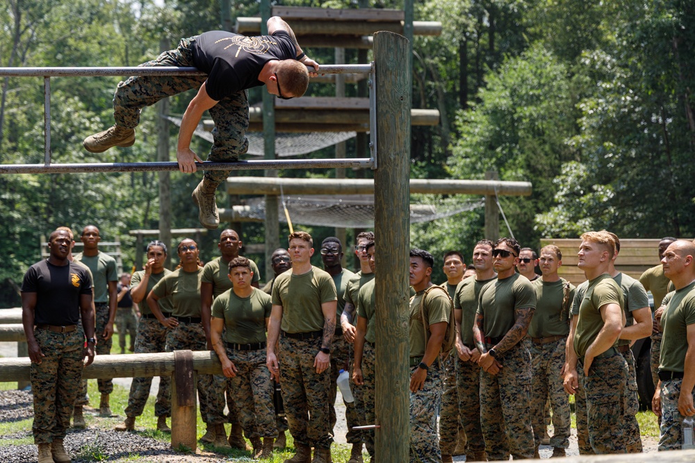 Force Fitness Instructor Course 3-25 conducts obstacle course demo