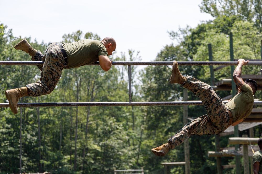 Force Fitness Instructor Course 3-25 conducts obstacle course demo