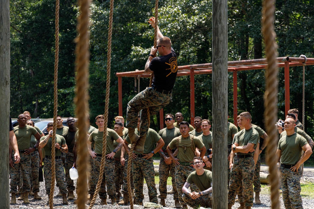 Force Fitness Instructor Course 3-25 conducts obstacle course demo