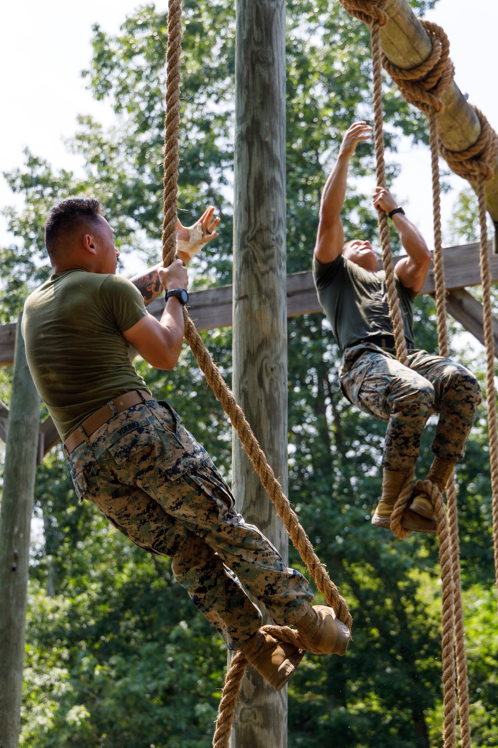 Force Fitness Instructor Course 3-25 conducts obstacle course demo
