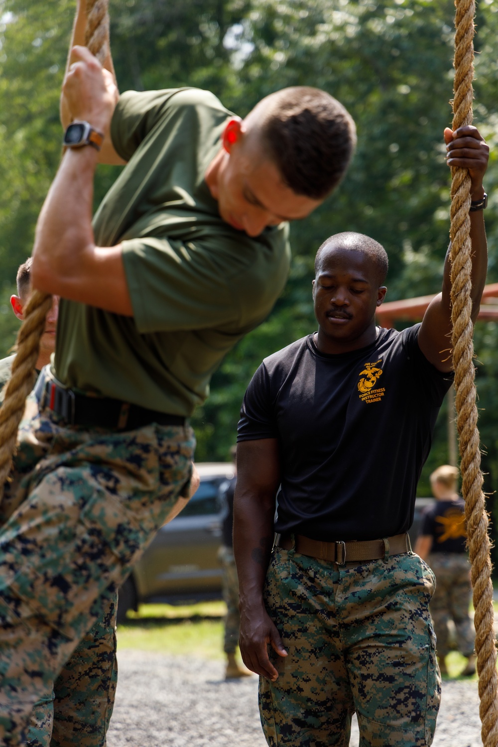 Force Fitness Instructor Course 3-25 conducts obstacle course demo