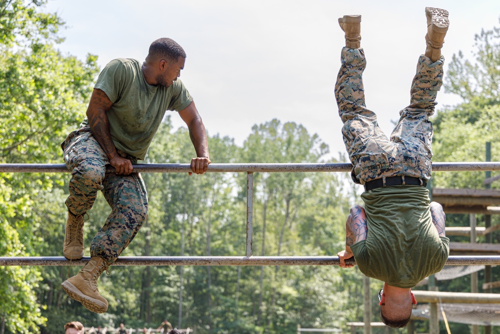 Force Fitness Instructor Course 3-25 conducts obstacle course demo