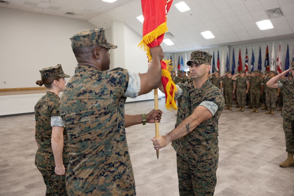 Personnel Administration School Change of Command Ceremony