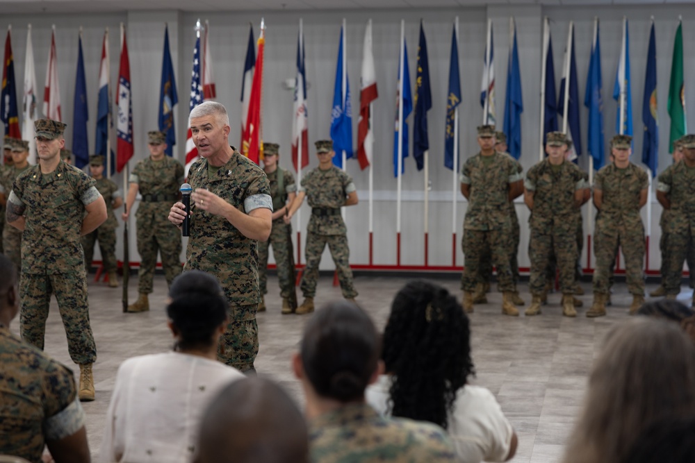 Personnel Administration School Change of Command Ceremony