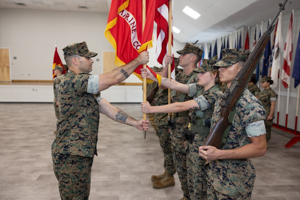 Personnel Administration School Change of Command Ceremony