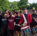 The Old Guard Drumline demonstration for the Boston Crusaders at the 2025 Bunker Hill Parade