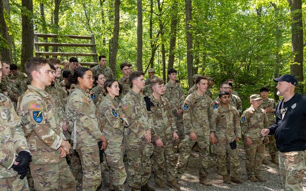 Cadets build poise through adversity on CFT confidence courses