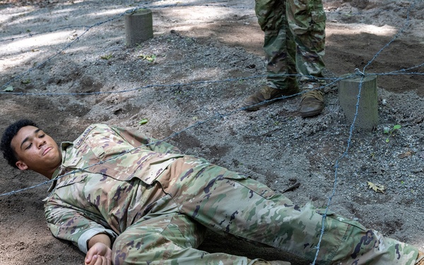 Cadets build poise through adversity on CFT confidence courses