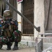U.S. Marines, Indonesian Korps Marinir perform training drills at the infantry immersion trainer