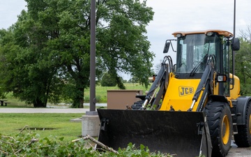 22nd Civil Engineer Squadron cleans up after storm