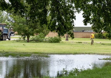 22nd Civil Engineer Squadron cleans up after storm