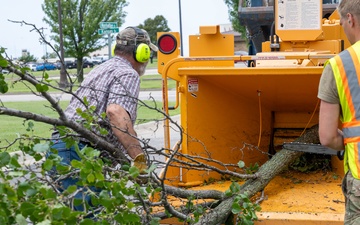 22nd Civil Engineer Squadron cleans up after storm