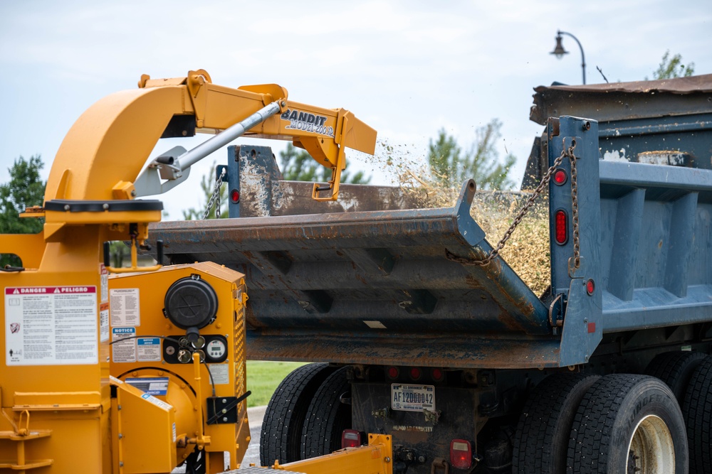 22nd Civil Engineer Squadron cleans up after storm