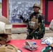 U.S. Marines and Indonesian Korps Marinir perform air raids at the infantry immersion trainer