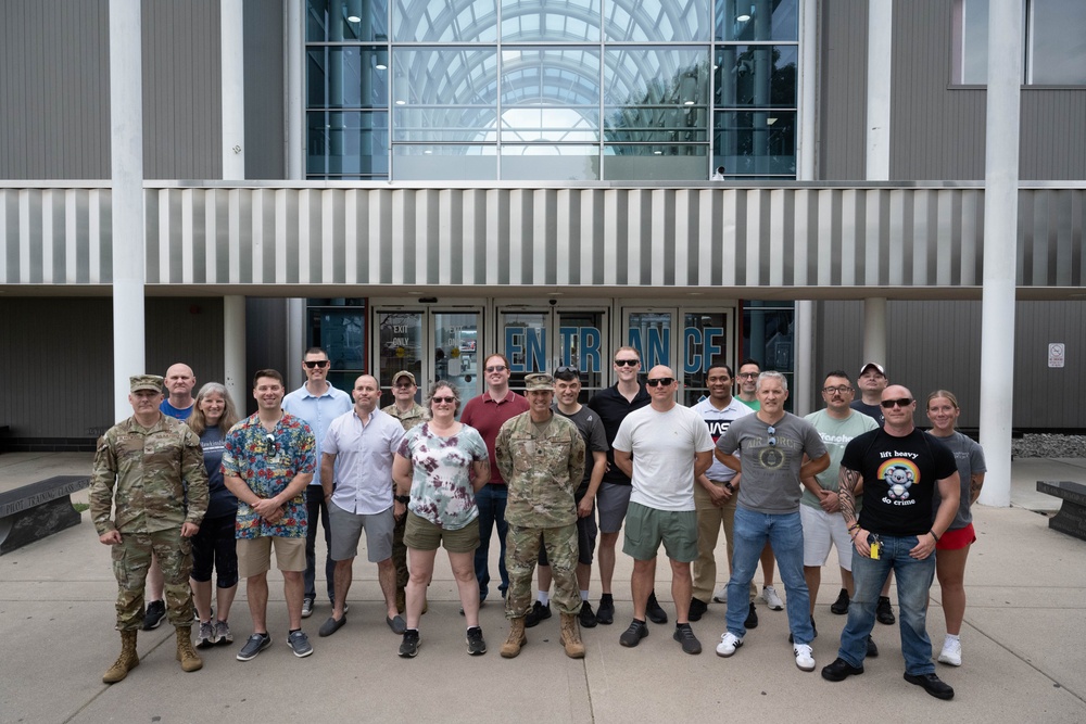Following annual training, members of the 181st Intelligence Wing visit the National Museum of the U.S. Air Force on Wright-Patterson Air Force Base