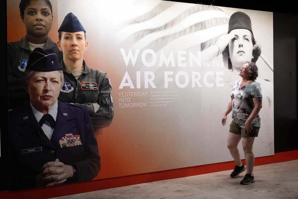 Following annual training, members of the 181st Intelligence Wing visit the National Museum of the U.S. Air Force on Wright-Patterson Air Force Base