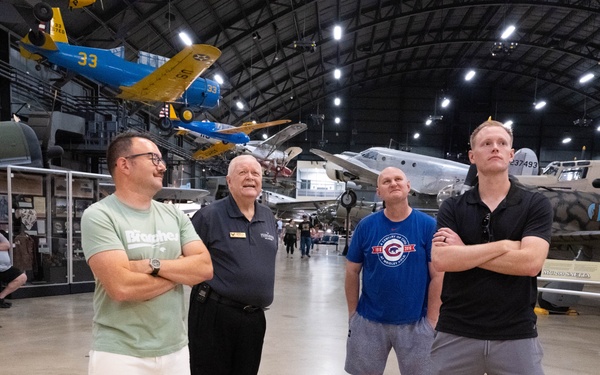 Following annual training, members of the 181st Intelligence Wing visit the National Museum of the U.S. Air Force on Wright-Patterson Air Force Base